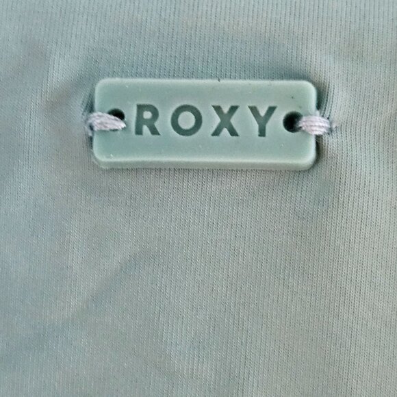 NEW Roxy Standard Beach Classics Hi-Leg Bikini Bottom Small Aqua - Picture 5 of 11